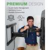 imageSANUS Height Adjustable Full Motion TV Wall Mount for 42quot to 90quot TVs  Raise or Lower TV 4quot After Install  Maximizes Compatibility with Your Setup  3 Step DIY wSmooth Extension Tilt ampamp Swivel