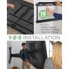 imageSANUS Height Adjustable Full Motion TV Wall Mount for 42quot to 90quot TVs  Raise or Lower TV 4quot After Install  Maximizes Compatibility with Your Setup  3 Step DIY wSmooth Extension Tilt ampamp Swivel
