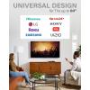 imageSANUS Low Profile TV Wall Mount for 40quot to 80quot TVs  Universal Fixed Wall Mount TV Bracket Slim 1 Profile  3 Step Easy Install wIncluded Hardware  UL Certified