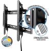 imageSANUS Outdoor TV Mount for 37quot to 95quot TVs  Weatherproof Tilting Mount with Corrosion Resistant Coating ampamp Stainless Steel Hardware  ToolFree Tilt ampamp 3 Step Install