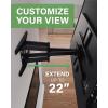 imageSANUS Premium Full Motion TV Mount for 42quot90quot TVs  Sturdy ampamp Smooth Extension Swivel and Tilt for Big TVs  Universal Design Fits Samsung LG Vizio TCL ampamp More  Easy Installation OLF22