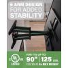 imageSANUS Premium Full Motion TV Mount for 42quot90quot TVs  Sturdy ampamp Smooth Extension Swivel and Tilt for Big TVs  Universal Design Fits Samsung LG Vizio TCL ampamp More  Easy Installation OLF22
