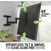 imageSANUS Premium Outdoor TV Mount  Weatherproof FullMotion Mount for 40quot85quot TVs with 25quot of Smooth Extension  Corrosion Resistant Coating Plus Stainless Steel Hardware  VODLF125