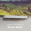 imageSANUS Soundbar Mount for Sonos Beam  Height Adjustable up to 12quot ampamp Designed to Work with Any TV  Custom Fit to Sonos Beam for Optimal Audio Performance