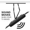 imageSANUS Soundbar Mount for Sonos Beam  Height Adjustable up to 12quot ampamp Designed to Work with Any TV  Custom Fit to Sonos Beam for Optimal Audio Performance