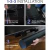 imageSANUS Soundbar TV Mount for Sonos Arc ampamp Sonos Arc Ultra Soundbar  Depth Adjustable for Dolby Atmos  Universal Mount for TVs 50 to 90