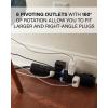 imageSANUS Surge Protected Power Strip with 6 Rotating and 2 Fixed outlets