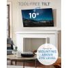 imageSANUS Tilting TV Mount  Universal 32 to 55 inch TV Wall Mount wLow Profile Design  Easy DIY Install Includes Lateral Shift ampamp All Hardware