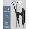 imageSANUS Tilting TV Wall Mount for 46quot  90 TVs or 150lbs  Premium Tilt Mount wUniversal Fit  Smooth 57quot Extension Allows for Cable Management  Includes Hardware ampamp Drill Template for Easy Install