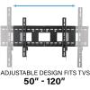imageSANUS Universal 3Stud Tilting TV Wall Mount for 50quot to 120quot TVs  Durable Low Profile Design Fights Glare w 12 degree Tilt  Easy DIY Install