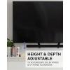 imageSANUS Universal Soundbar TV Mount Kit for Mounting Soundbars Under TV  Fits Most Sound Bars Up to 15 Lbs  Easy Install ampamp Full Motion Capability  SOASBM2