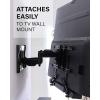 imageSANUS Universal Soundbar TV Mount Kit for Mounting Soundbars Under TV  Fits Most Sound Bars Up to 15 Lbs  Easy Install ampamp Full Motion Capability  SOASBM2