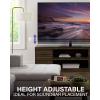 imageSANUS Universal TV Stand  Large Swivel Base Replacement TV Stand for Screens Up to 86quot  Swivels 70 Degrees ampamp Height Adjusts 8quot  Compatible with Sony Vizio TCL ampamp More