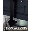 imageSANUS Universal TV Stand  Large Swivel Base Replacement TV Stand for Screens Up to 86quot  Swivels 70 Degrees ampamp Height Adjusts 8quot  Compatible with Sony Vizio TCL ampamp More