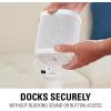 imageSANUS Wireless Sonos Speaker Stand for Sonos One Play1 ampamp Play3  AudioEnhancing Design with Builtin Cable Management  Pair Black  WSS22B1White