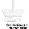 imageSANUS Wireless Sonos Speaker Stand for Sonos One Play1 ampamp Play3  AudioEnhancing Design with Builtin Cable Management  Pair Black  WSS22B1White