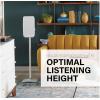imageSANUS Wireless Speaker Stand for Sonos Five and Sonos Play5  Audio Enhancing Design for Vertical ampamp Horizontal Audio with Builtin Cable Management ampamp Premium Alloy Materials WSS52W2 BlackWhite