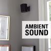 imageSanus Adjustable Speaker Wall Mounts Designed for SONOS ONE Play1 ampamp Play3  Pair WhiteBlack