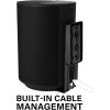 imageSanus Fixed Speaker Wall Mounts for Sonos Era 100  Low Profile Speaker Mounts with Easy 3Step Install ampamp Included Hardware  Black Set of 2 MountsBlack Pair