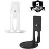 imageSanus Fixed Speaker Wall Mounts for Sonos Era 100  Low Profile Speaker Mounts with Easy 3Step Install ampamp Included Hardware  Black Set of 2 MountsBlack Pair