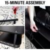 imageSanus Heavy Duty Stand For AV Equipment  Versatile Design Looks Great Holding A TV In The Living Room Or Supporting Up To 400lbs of Heavy Audio Equipment In The Back Closet