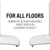 imageSanus HeightAdjustable Speaker Stands Pair for Sonos Era 100  Premium Speaker Stand wDurable Steel Design ampamp Builtin Cable Managment  Easy DIY Install  BlackWhite