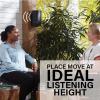 imageSanus Indoor ampamp Outdoor Mount Designed for Sonos Move Speaker Save Shelf ampamp Table SpaceWeather Resistant  WSSMM1B2 Black