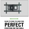 imageSanus MLF13B1 Articulating Universal Wall Mount for 3780Inch Screen BLack