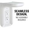 imageSanus Outlet Shelf Speaker Mount  Heavy Duty Shelf Holds Devices up to 10 lbs  DIY Install Works with Both Standard ampamp Decora Outlets  Perfect for Sonos ampamp Other Smart SpeakersWhite