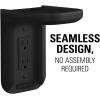 imageSanus Outlet Shelf Speaker Mount  Heavy Duty Shelf Holds Devices up to 10 lbs  DIY Install Works with Both Standard ampamp Decora Outlets  Perfect for Sonos ampamp Other Smart SpeakersBlack