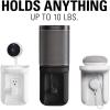 imageSanus Outlet Shelf Speaker Mount  Heavy Duty Shelf Holds Devices up to 10 lbs  DIY Install Works with Both Standard ampamp Decora Outlets  Perfect for Sonos ampamp Other Smart SpeakersBlack