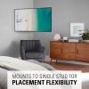 imageSanus Premium Full Motion TV Wall Mount for 19quot  40quot TVs  Stainless Steel Finish with FluidMotion Design for Smooth Extension Swivel and Tilt Low Profile TV Bracket with Easy 3 Step Install