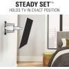 imageSanus Premium Full Motion TV Wall Mount for 32quot  55quot TVs  Stainless Steel Finish with FluidMotion Design for Smooth Extension Tilt