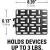 imageSanus SASP1B1 Streaming Media Player Mounting Bracket Hides Most Small Devices Up to 3 lbs Behind Your TV  Apple TV Roku Fire TV etc  SASP1B1 Black