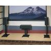 imageSanus SFC22B1 Steel Series 22quot Speaker Stand for Center Channel Speakers Black