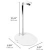 imageSanus Sonos Ace Headphones Stand  Premium Stand wSilicone Cradle Prevents Creasing ampamp Builtin Cable Management wMagnetic Clip for Fast Charging  ToolFree Setup  White Sonos Headphones HolderWhite
