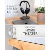 imageSanus Sonos Ace Headphones Stand  Premium Stand wSilicone Cradle Prevents Creasing ampamp Builtin Cable Management wMagnetic Clip for Fast Charging  ToolFree Setup  White Sonos Headphones HolderWhite