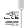 imageSanus Sonos Era 100 Adapter Bracket Kit Wireless Speaker Stands WSS21 WSS22 OSS21 OSS22  Provides Compatibility for New Sonos Era Speaker Without Disassembly Stand  Model OSSE11KIT