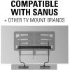imageSanus Soundbar Mount For TV Mount Bracket  Height ampamp Depth Adjust Moves InSync With TV Supports Sound Bars Up To 20 lbs  SASB1B1
