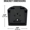 imageSanus Speaker Wall Mount for Sonos Era 300  Swivel ampamp Tilt Speaker Mount with Easy 15Minute Install  White 2PackBlack
