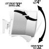 imageSanus Speaker Wall Mount for Sonos Era 300  Swivel ampamp Tilt Speaker Mount with Easy 15Minute Install  White 2PackWhite Single