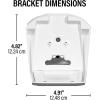imageSanus Speaker Wall Mount for Sonos Era 300  Swivel ampamp Tilt Speaker Mount with Easy 15Minute Install  White 2PackWhite Single