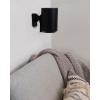 imageSanus Speaker Wall Mounts for Sonos Era 100 Pair  Swivel ampamp Tilt Speaker Mount with Easy 15Minute Install  White 2PackBlack Single