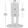 imageSanus Speaker Wall Mounts for Sonos Era 100 Pair  Swivel ampamp Tilt Speaker Mount with Easy 15Minute Install  White 2PackWhite Pair