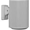 imageSanus Speaker Wall Mounts for Sonos Era 100 Pair  Swivel ampamp Tilt Speaker Mount with Easy 15Minute Install  White 2PackWhite Pair