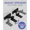 imageSanus Universal Extendable Soundbar Wall Mount  Compatible with Most Soundbars Under TV Speaker Mounts for an Easy ampamp Secure Installation of Your Soundbar