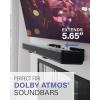 imageSanus Universal Extendable Soundbar Wall Mount  Compatible with Most Soundbars Under TV Speaker Mounts for an Easy ampamp Secure Installation of Your Soundbar
