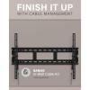 imageSanus Universal Low Profile Tilt TV Wall Mount for 37quot  80quot LED LCD ampamp Plasma TVs Eliminates Glare with 10 of Tilt ampamp PostInstall Adjustments  3 Step Install  Safety Certified  MLT14B1