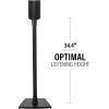 imageSanus Wireless Speaker Stand for Sonos Era 100  Pair Black  Perfect Stand Setup for Easy and Secure Mounting of New Sonos Era 100 Speakers  OSSE12B2Black Pair