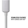imageSanus Wireless Speaker Stand for Sonos Era 100  Pair Black  Perfect Stand Setup for Easy and Secure Mounting of New Sonos Era 100 Speakers  OSSE12B2White Pair
